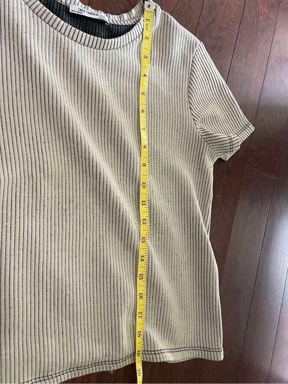 Zara Gray Ribbed Top & Short Set - Picture 13 of 13